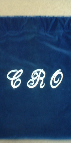 Barrister's Gown bag with initials
